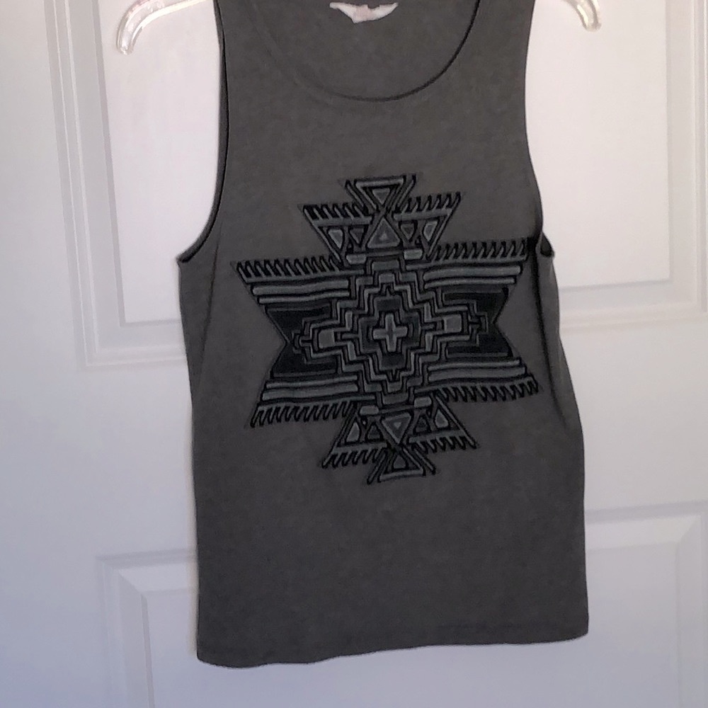 Sun and Shadow Aztec Tank